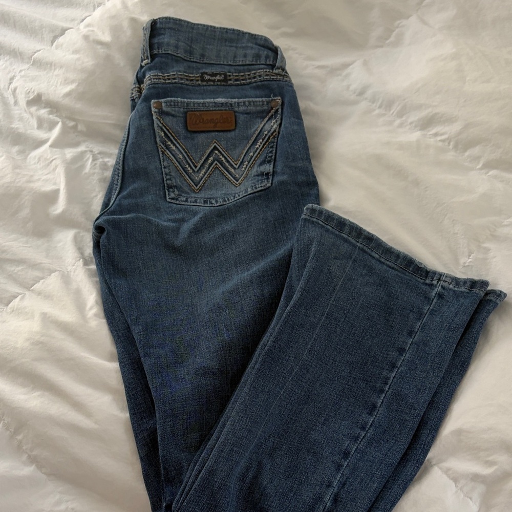 Wrangler Women's Dark Blue Boot Cut Jeans